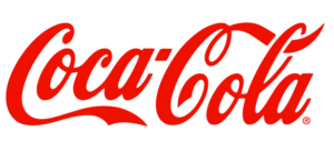 Červené logo firmy Coca-Cola