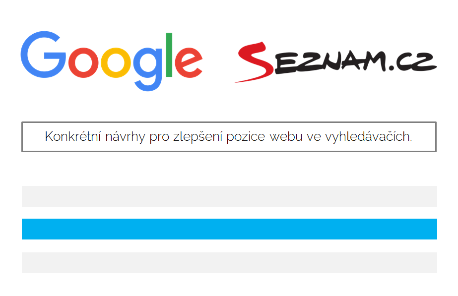 SEO - optimalizace pro vyhledávače. Jak docílit toho, aby na váš web chodilo víc lidí ze Seznamu a z Googlu? Audit napoví i v tomto případě.