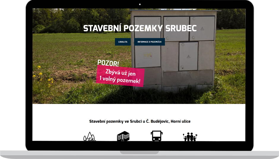 tvorba-realitniho-webu-pozemky-srubec Tvorba webu o stavebních pozemcích Bydlení Srubec