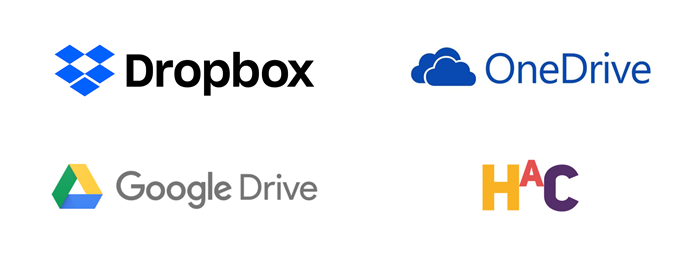 Příklady cloudových úložišť: Dropbox, OneDrive, Google Drive a Home at Cloud Drive